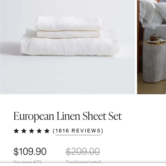 Quince Bedding Quince Linen Sheet Set Queen Poshmark